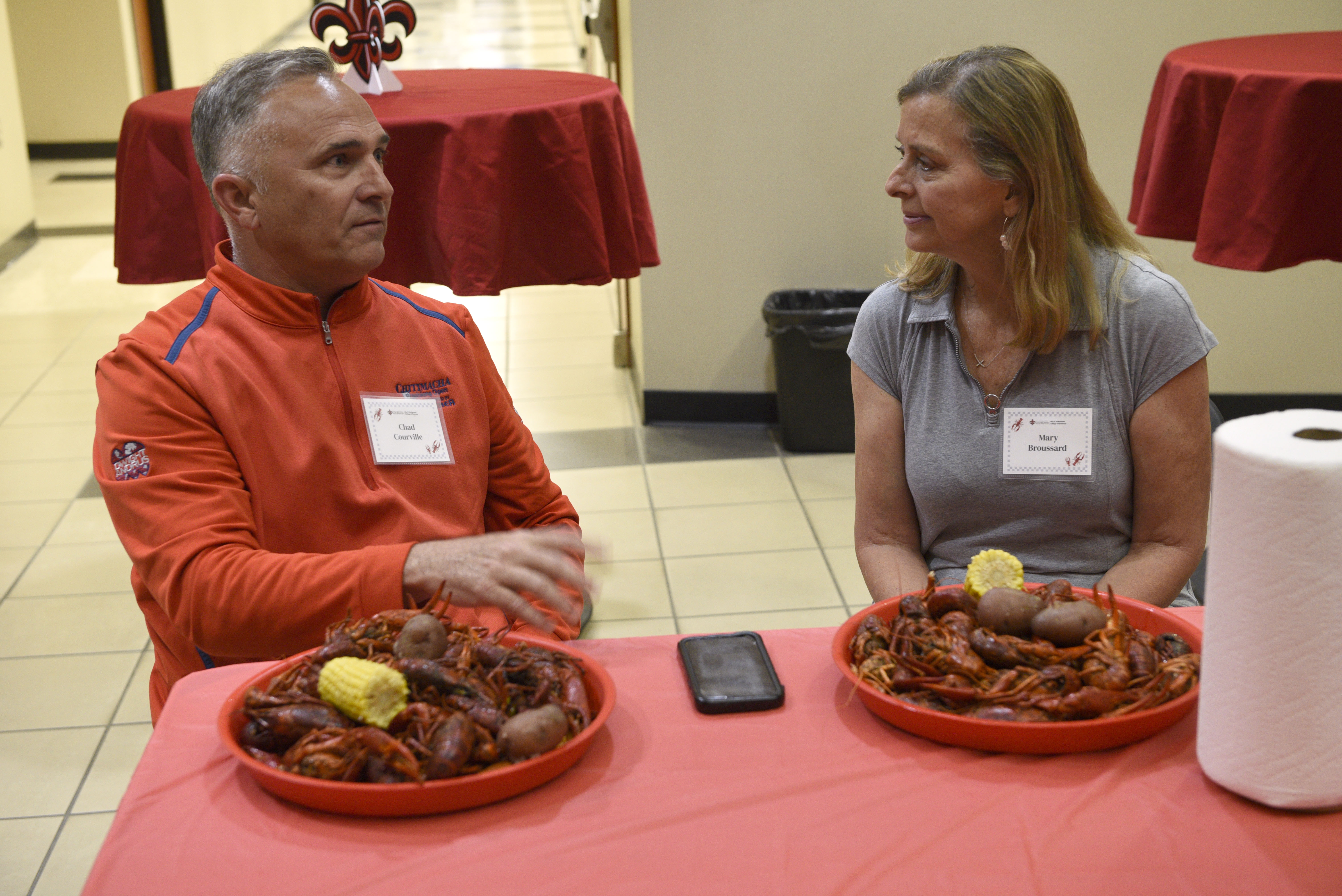 Chad Courville and Mary Broussard